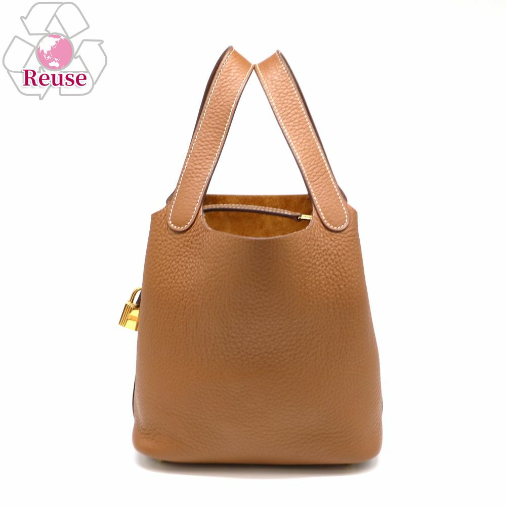 【リユース品】 エルメス HERMES バッグ ハンドバッグ ピコタンロック PM ゴールド/ゴールド金具 【お取り寄せ】