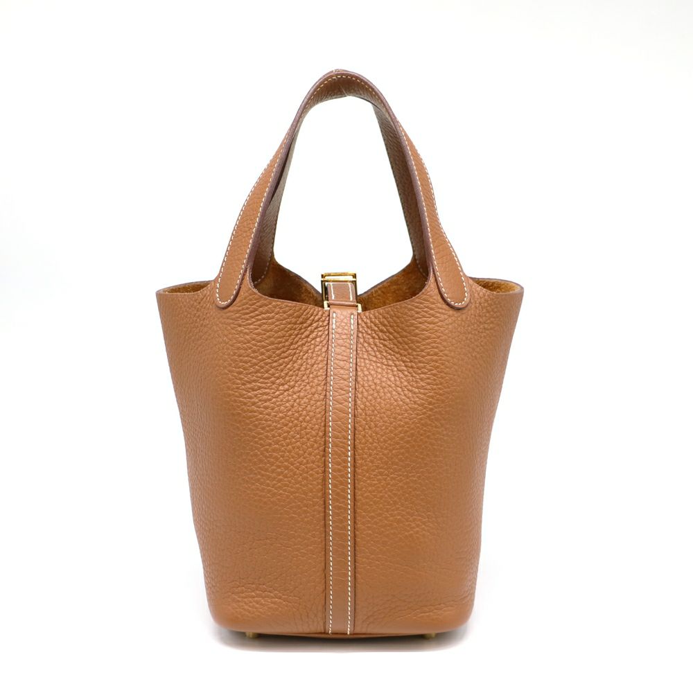 【リユース品】 エルメス HERMES バッグ ハンドバッグ ピコタンロック PM ゴールド/ゴールド金具 【お取り寄せ】