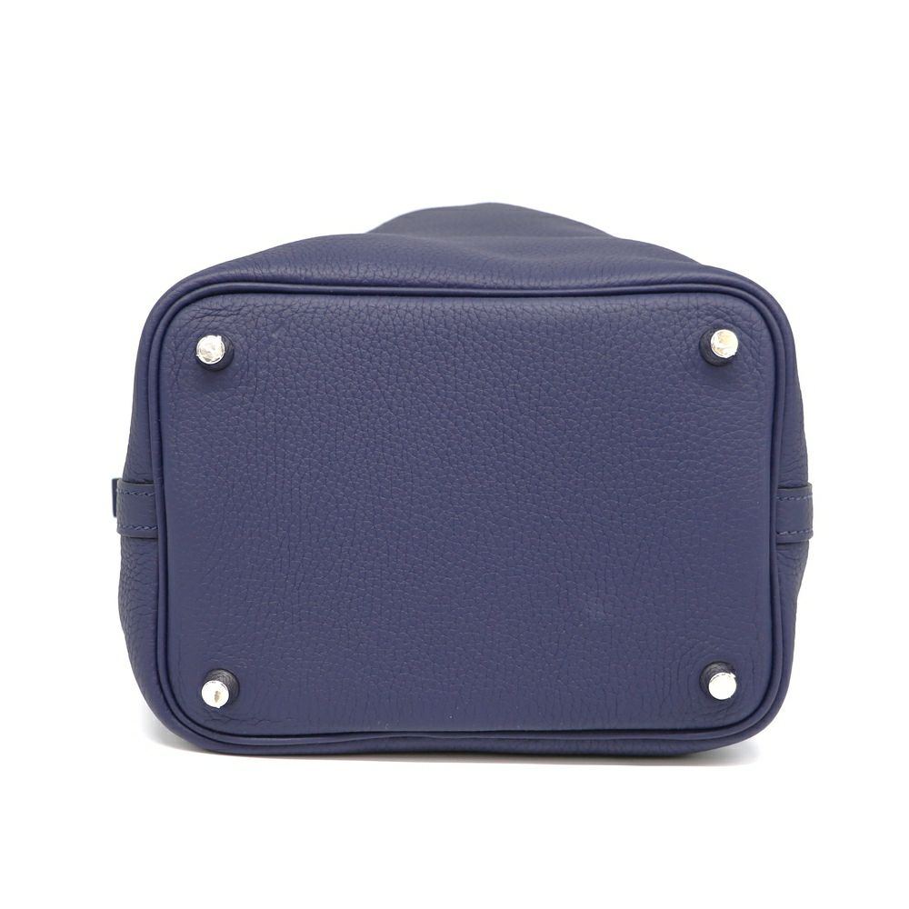 【リユース品】 エルメス HERMES バッグ ハンドバッグ ピコタンロック PM ブルーアンクル/シルバー金具 【お取り寄せ】