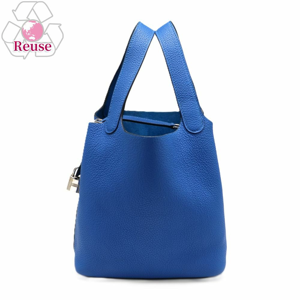 【リユース品】 エルメス HERMES バッグ ハンドバッグ ピコタンロック PM ブルーフランス/シルバー金具 【お取り寄せ】