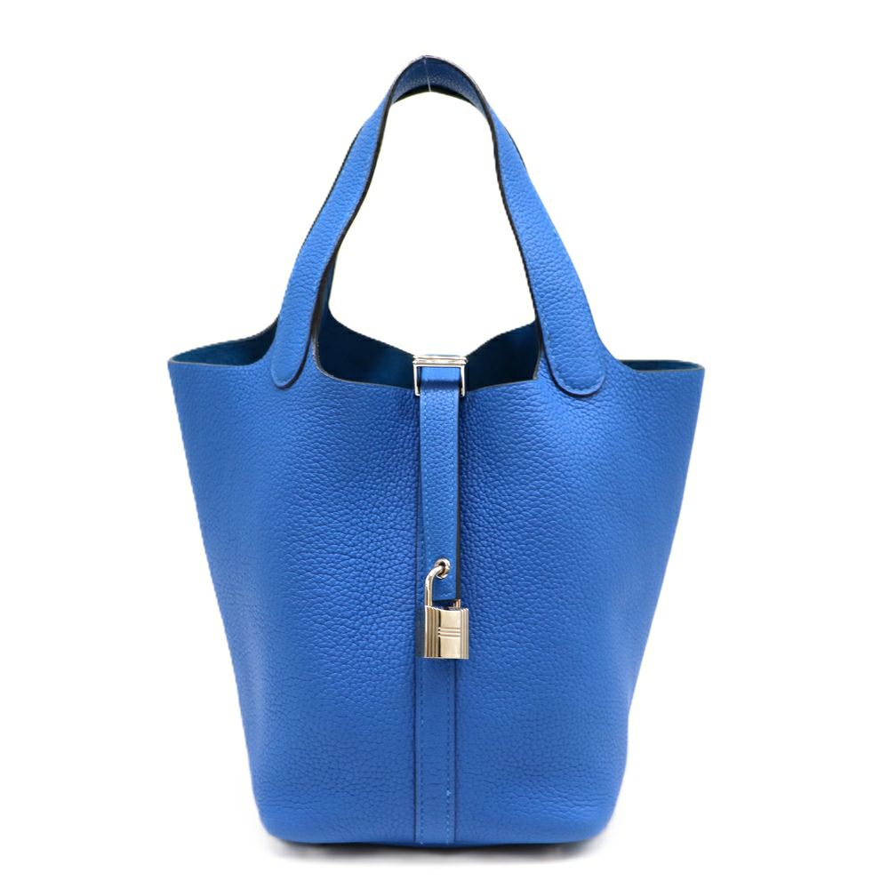 【リユース品】 エルメス HERMES バッグ ハンドバッグ ピコタンロック PM ブルーフランス/シルバー金具 【お取り寄せ】