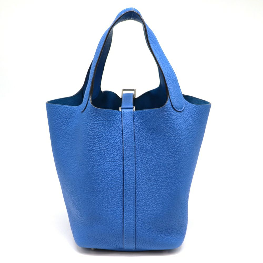 【リユース品】 エルメス HERMES バッグ ハンドバッグ ピコタンロック PM ブルーフランス/シルバー金具 【お取り寄せ】