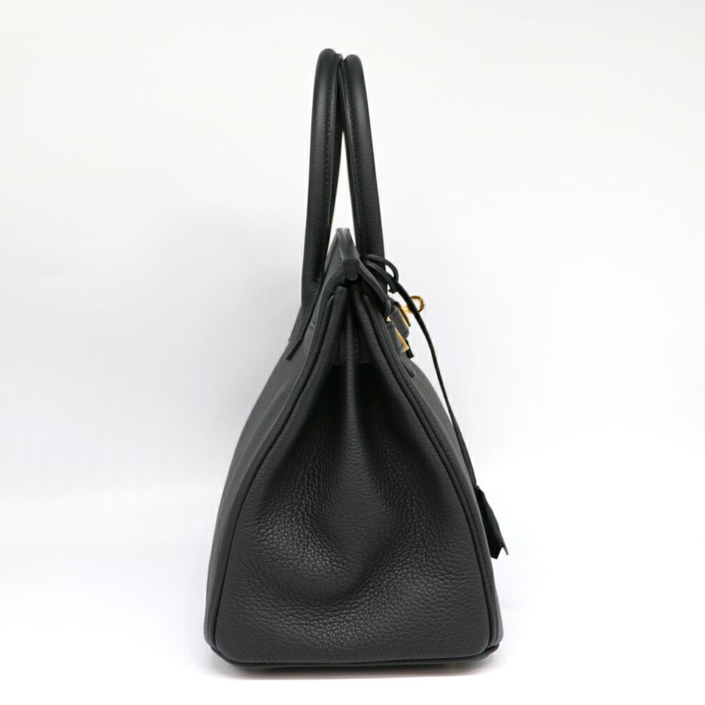 【リユース品】 エルメス HERMES バッグ ハンドバッグ バーキン30 ブラック/ゴールド金具 【お取り寄せ】