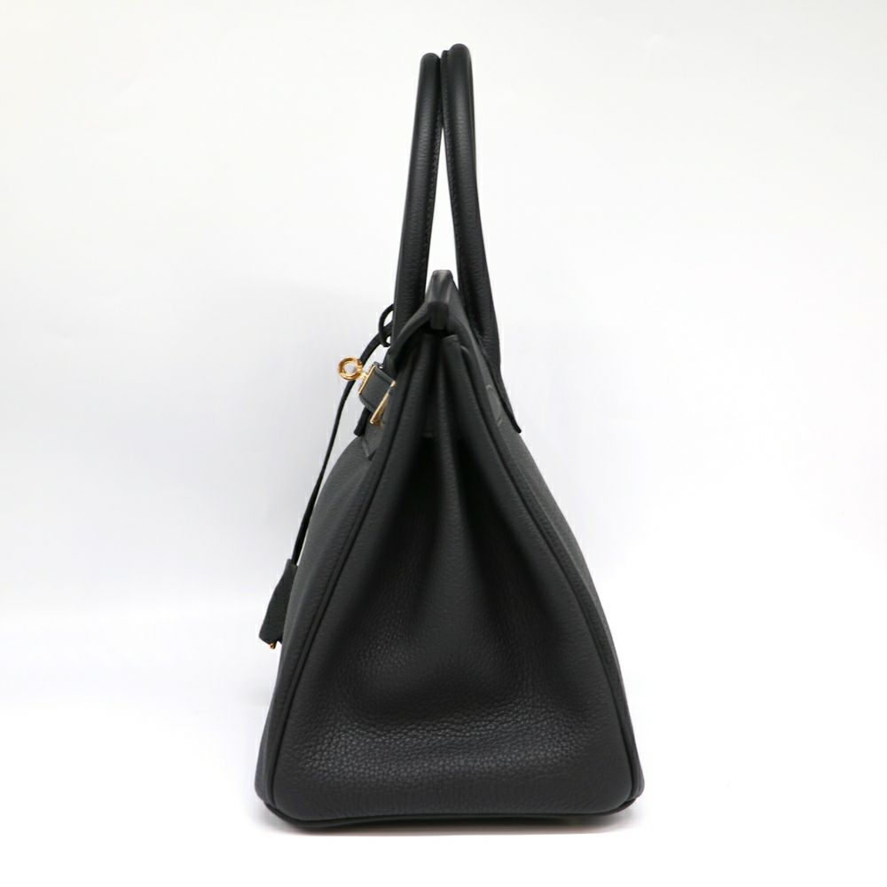 【リユース品】 エルメス HERMES バッグ ハンドバッグ バーキン30 ブラック/ゴールド金具 【お取り寄せ】