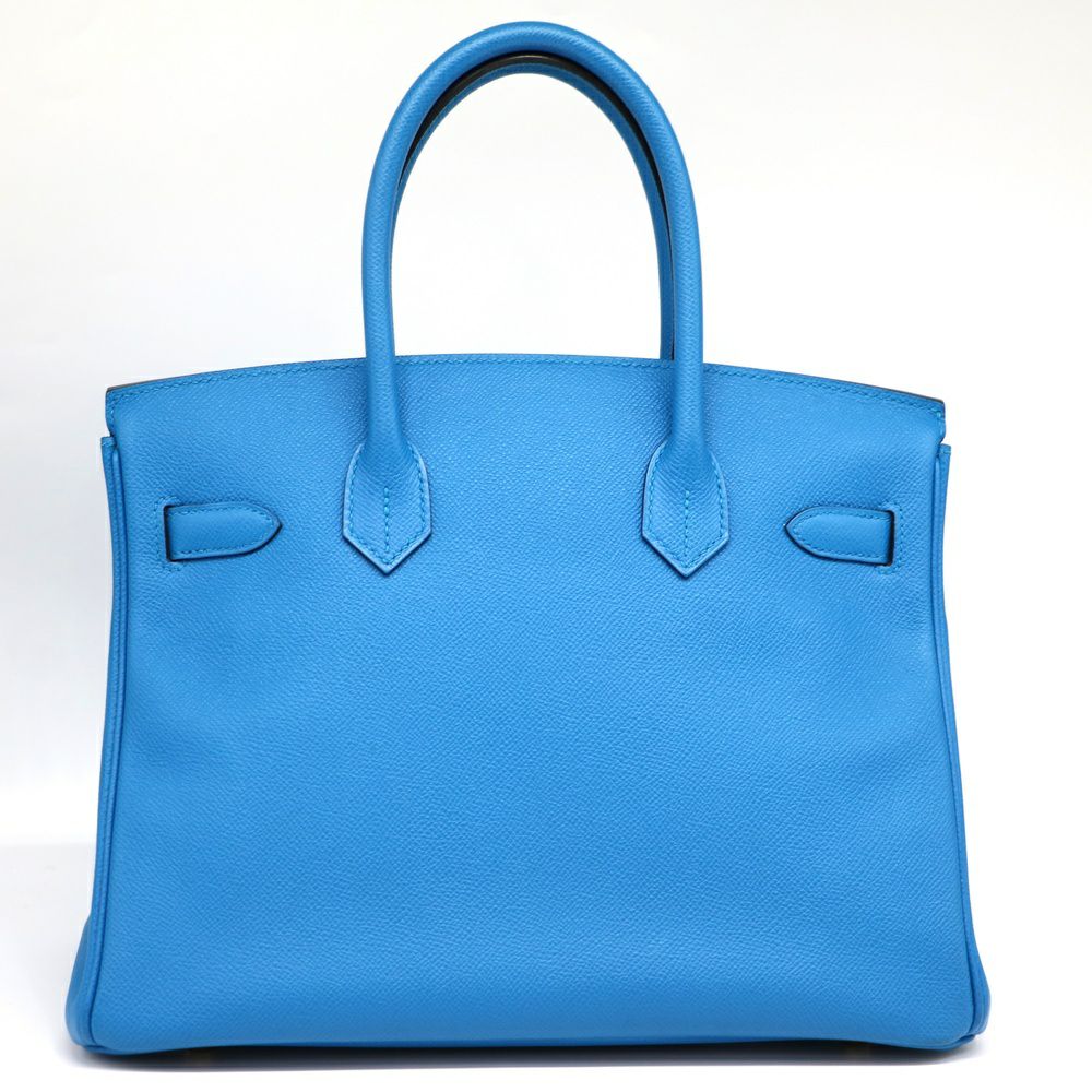 【リユース品】 エルメス HERMES バッグ ハンドバッグ バーキン30 ブルーザンジバル/ゴールド金具 【お取り寄せ】