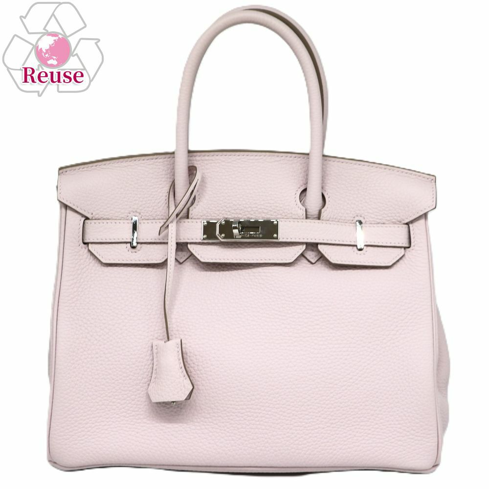 【リユース品】 エルメス HERMES バッグ ハンドバッグ バーキン30 ローズサクラ/シルバー金具 【お取り寄せ】