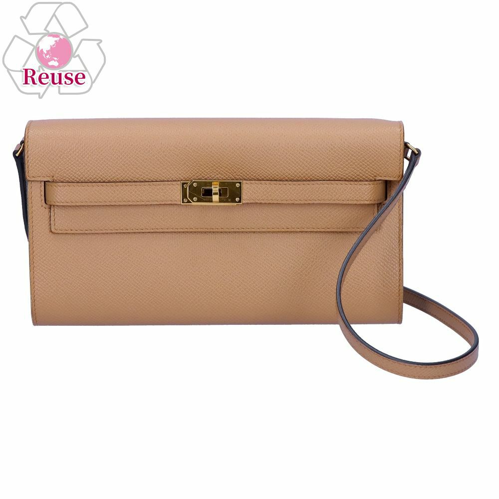 【リユース品】 エルメス HERMES バッグ ショルダーバッグ ケリーロングトゥーゴー チャイ/ゴールド金具 【お取り寄せ】