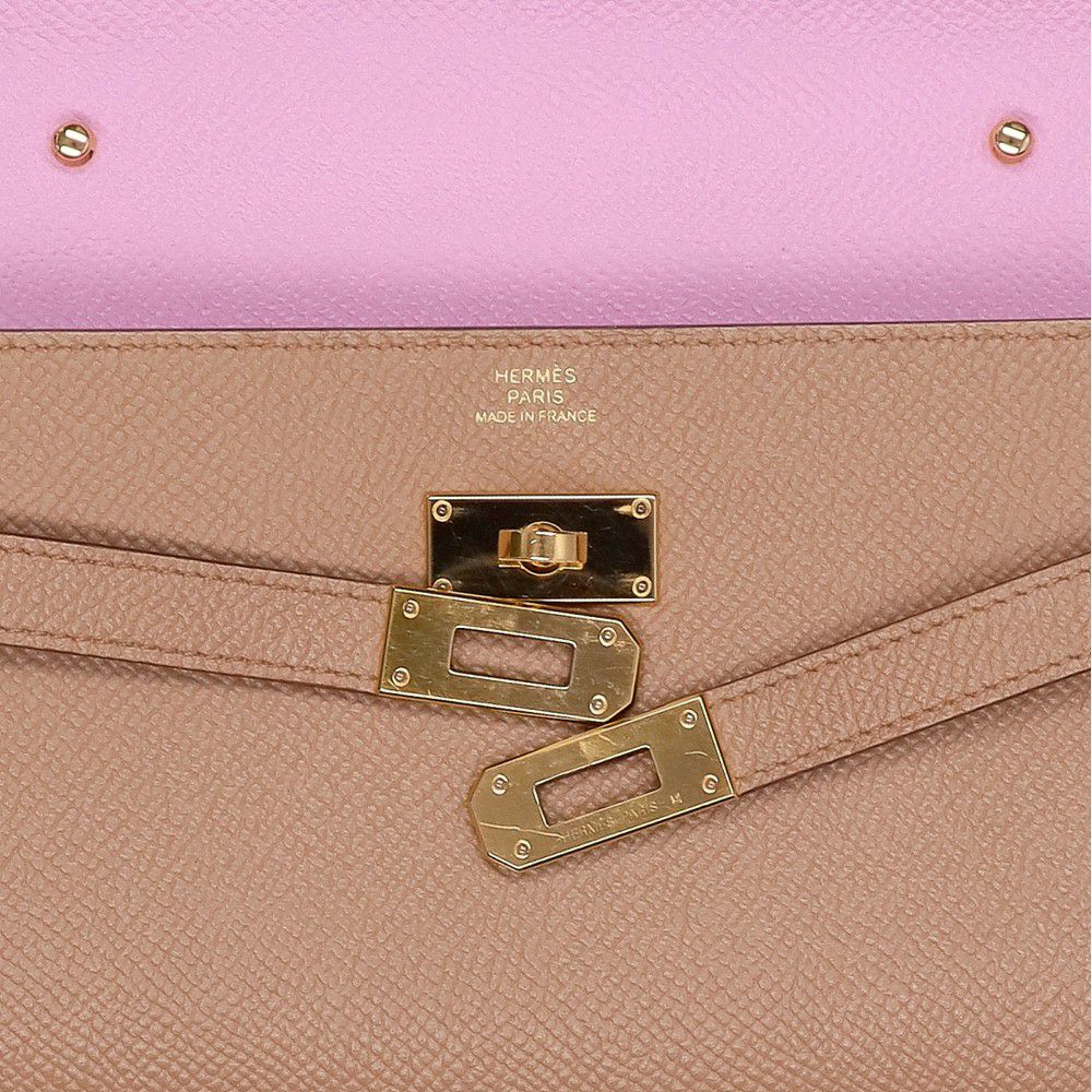 【リユース品】 エルメス HERMES バッグ ショルダーバッグ ケリーロングトゥーゴー チャイ/ゴールド金具 【お取り寄せ】