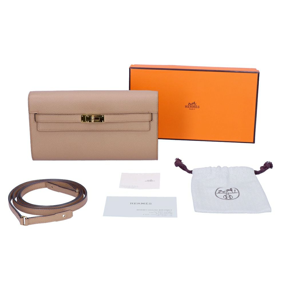 【リユース品】 エルメス HERMES バッグ ショルダーバッグ ケリーロングトゥーゴー チャイ/ゴールド金具 【お取り寄せ】