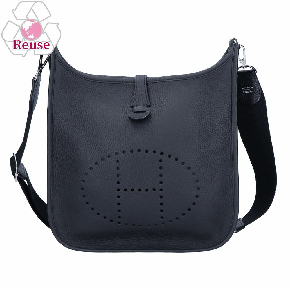 【リユース品】 エルメス HERMES バッグ ショルダーバッグ エヴリン3 PM ブラック/シルバー金具 【お取り寄せ】