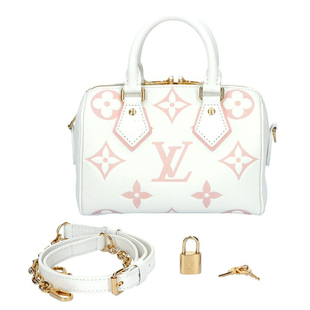【リユース品】 ルイヴィトン LOUIS VUITTON バッグ 2WAYバッグ スピーディバンドリエール20 M46875 ホワイト系/ピンク系 【お取り寄せ】