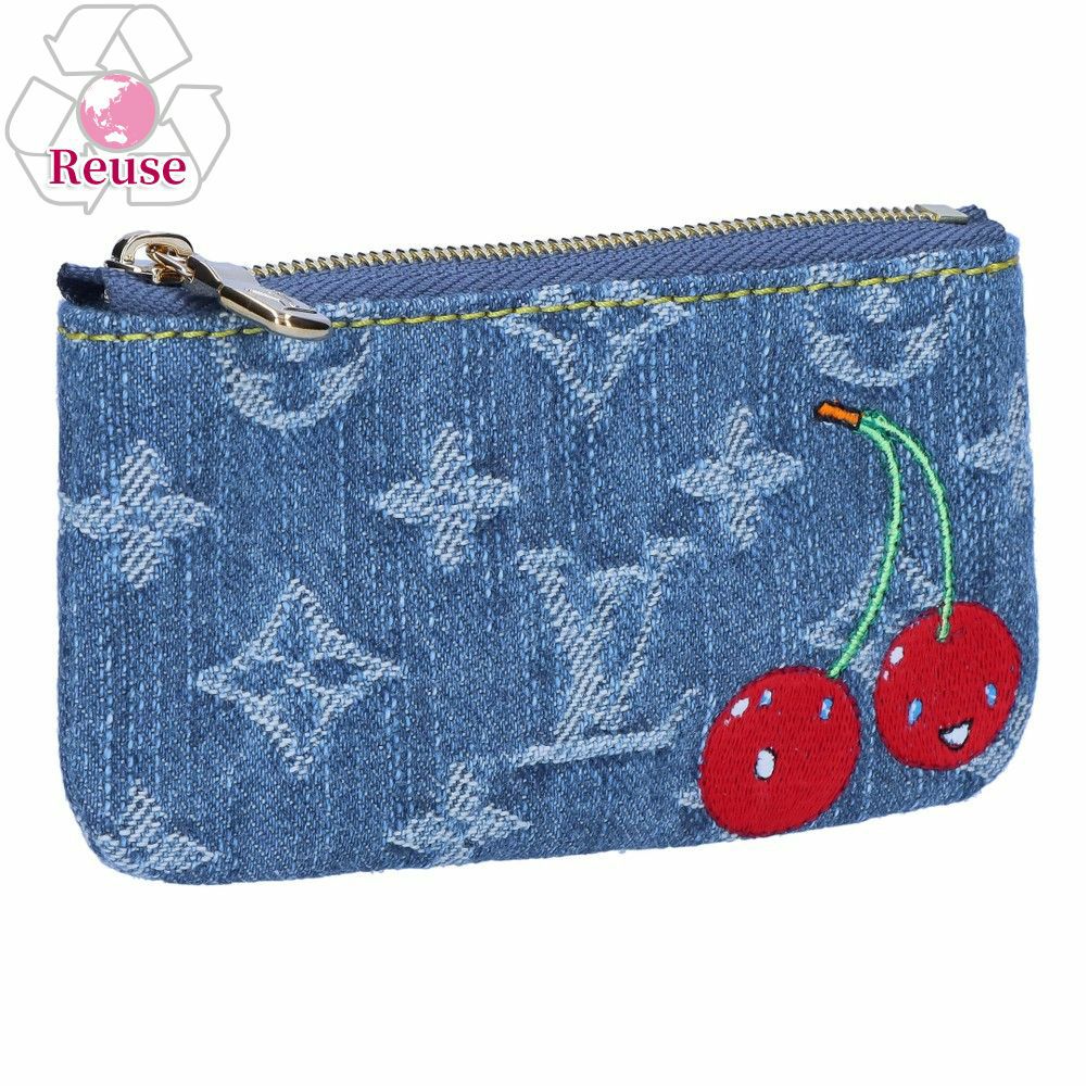 【リユース品】 ルイヴィトン LOUIS VUITTON 財布 コインケース LV × TM ポシェット･クレ M14938 ブルー系 【お取り寄せ】