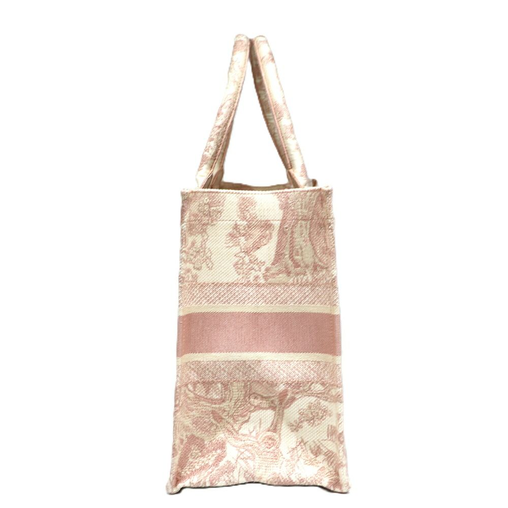【リユース品】 ディオール DIOR バッグ トートバッグ ブックトート　ミディアム ピンク系 【お取り寄せ】