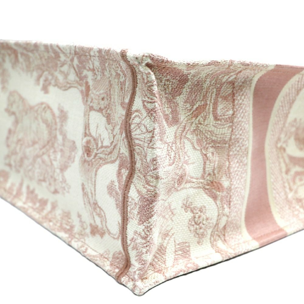 【リユース品】 ディオール DIOR バッグ トートバッグ ブックトート　ミディアム ピンク系 【お取り寄せ】