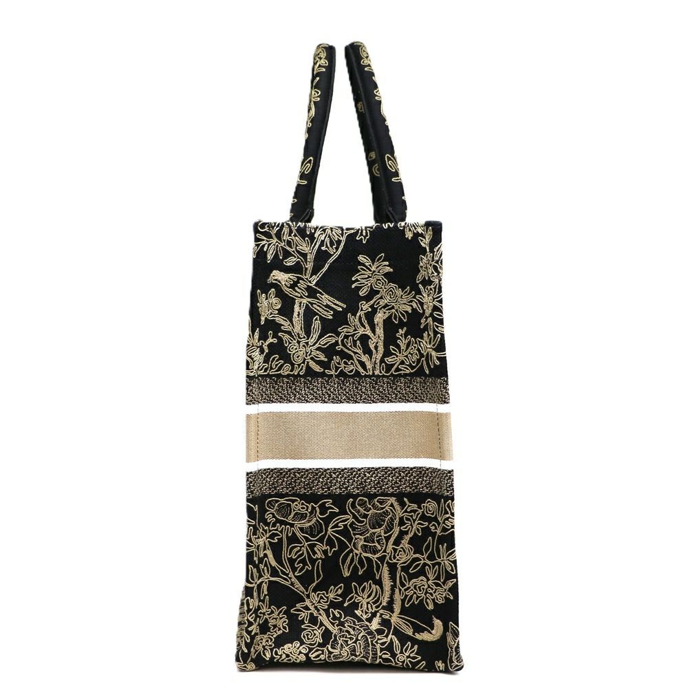 【リユース品】 ディオール DIOR バッグ トートバッグ ブックトート　ラージ ブラック系 【お取り寄せ】