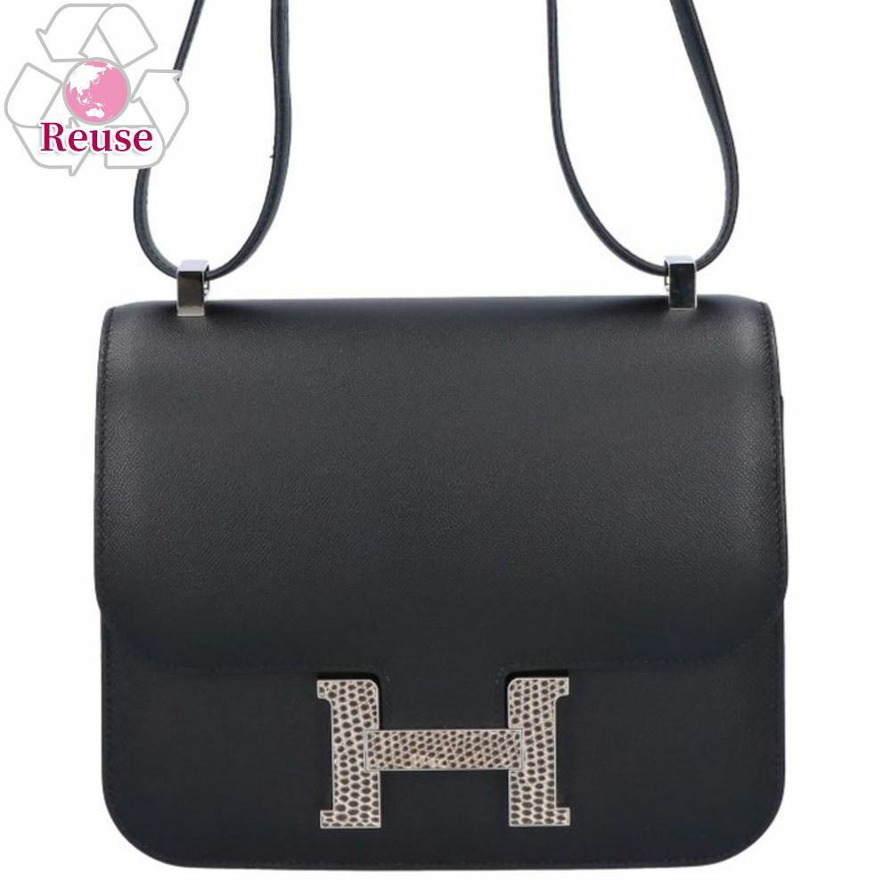 【リユース品】 エルメス HERMES バッグ ショルダーバッグ コンスタンス3ミニ ブラック/シルバー金具 【お取り寄せ】