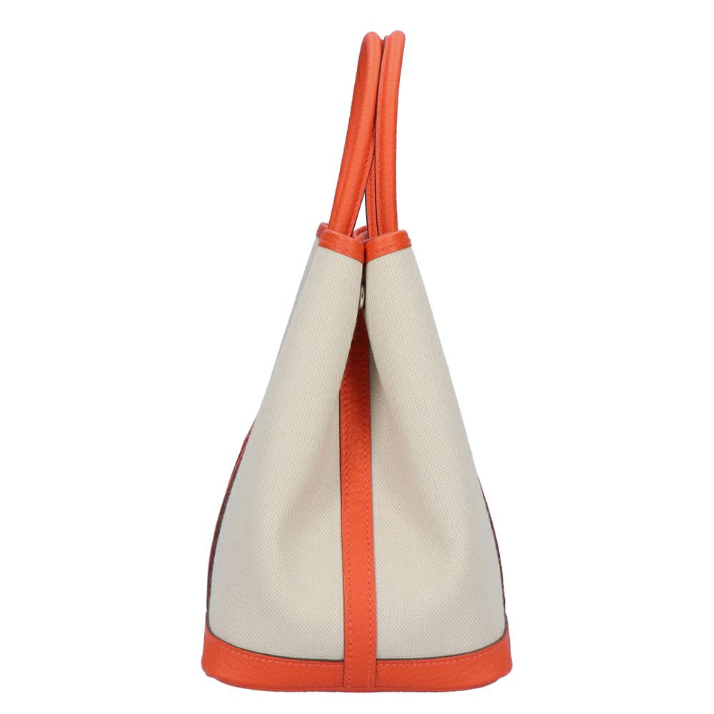 【リユース品】 エルメス HERMES バッグ ハンドバッグ ガーデンパーティ TPM オレンジ系 【お取り寄せ】