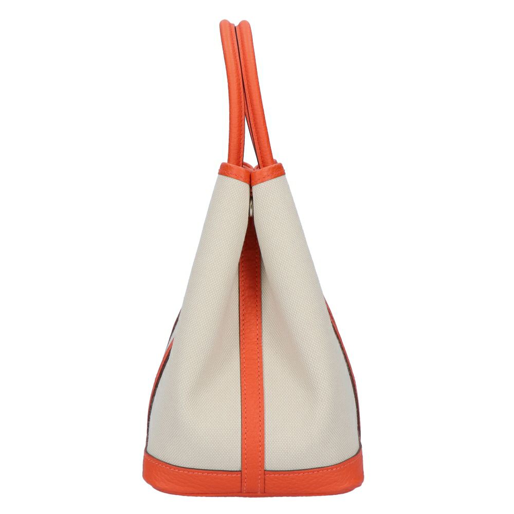 【リユース品】 エルメス HERMES バッグ ハンドバッグ ガーデンパーティ TPM オレンジ系 【お取り寄せ】