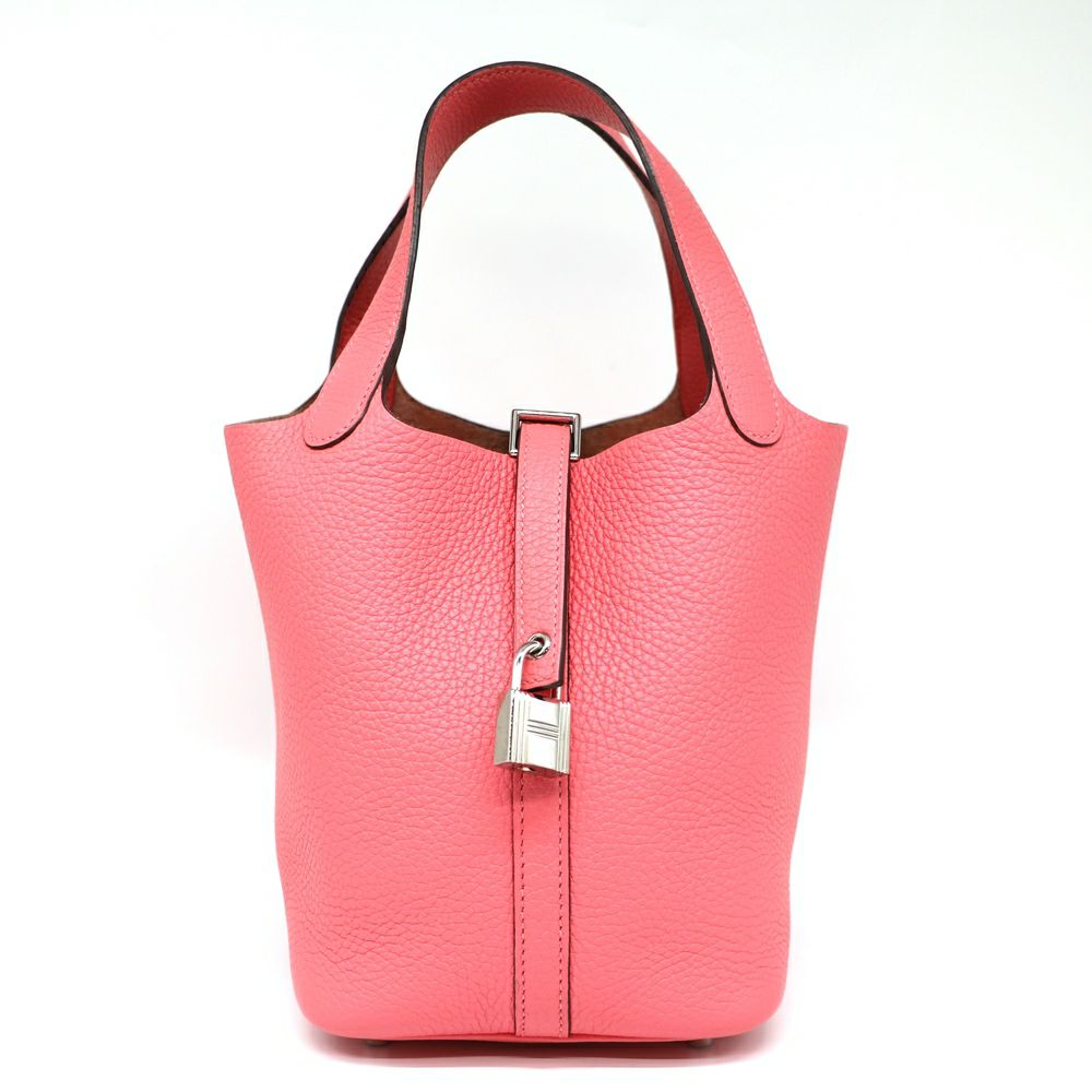 【リユース品】 エルメス HERMES バッグ ハンドバッグ ピコタンロックPM ローズアザレ/シルバー金具 【お取り寄せ】