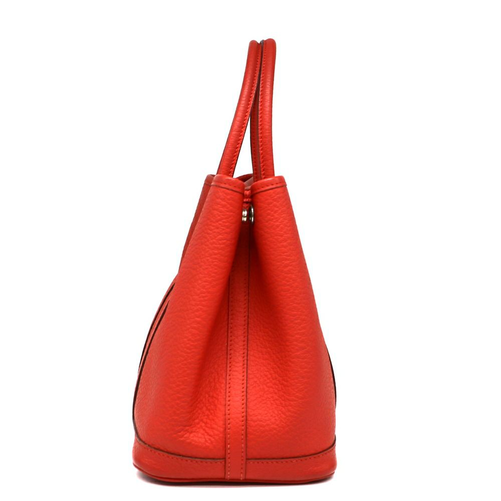 【リユース品】 エルメス HERMES バッグ トートバッグ ガーデンパーティTPM レッド系 【お取り寄せ】