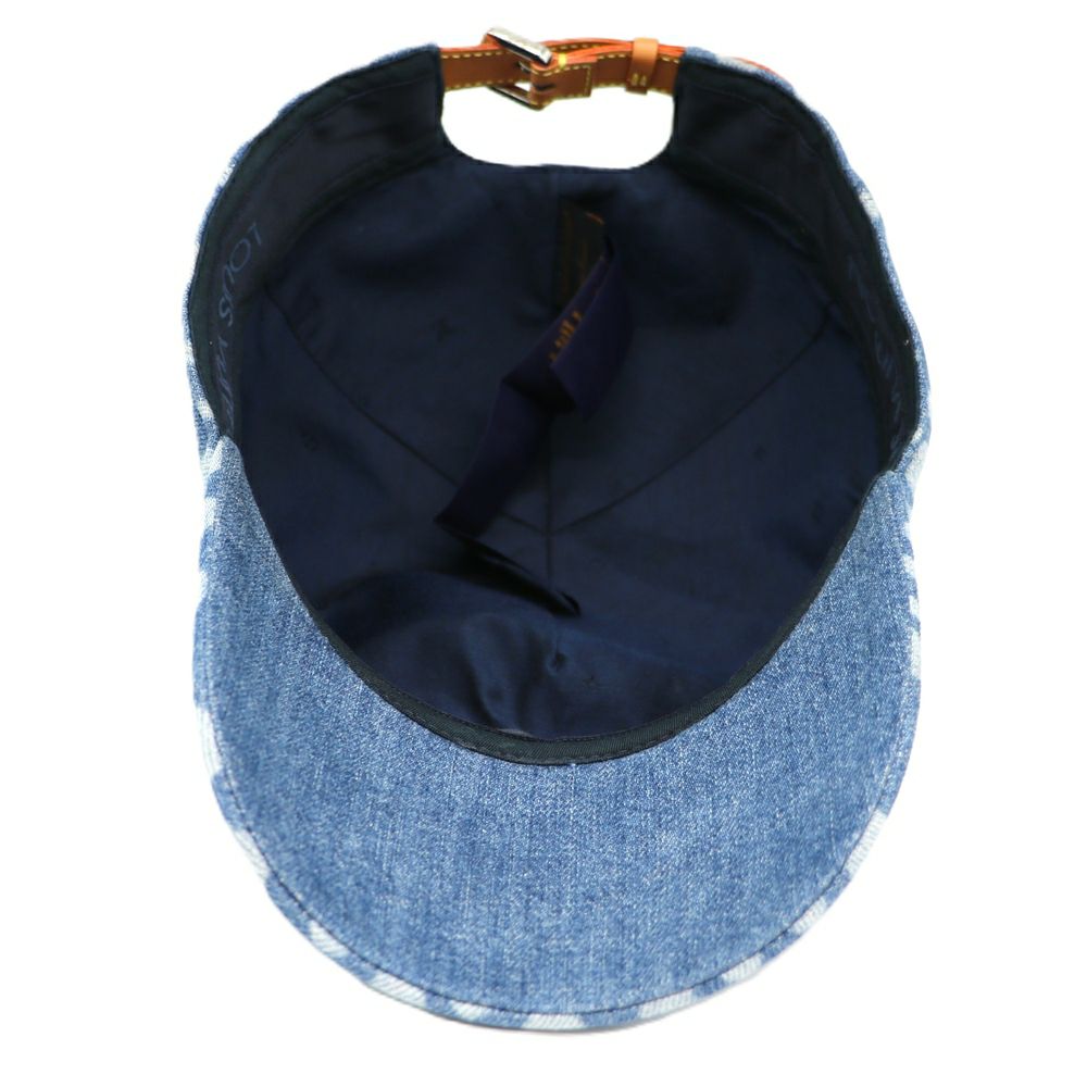 【リユース品】 ルイヴィトン LOUIS VUITTON 帽子 メンズ キャップ LV×YK　インフィニティ ドット キャップ デニムブルー 【お取り寄せ】