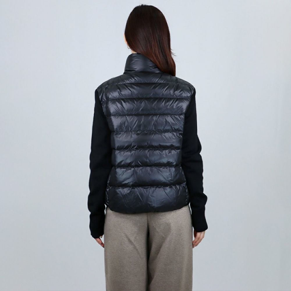モンクレール MONCLER レディース ダウンジャケット ダウンニット セーター カーディガン 9B000 24 M1131 999 BLACK