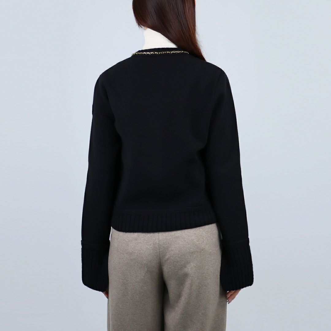 モンクレール MONCLER レディース ニットダウン ダウンカーディガン 9B000 17 M1241 999 BLACK