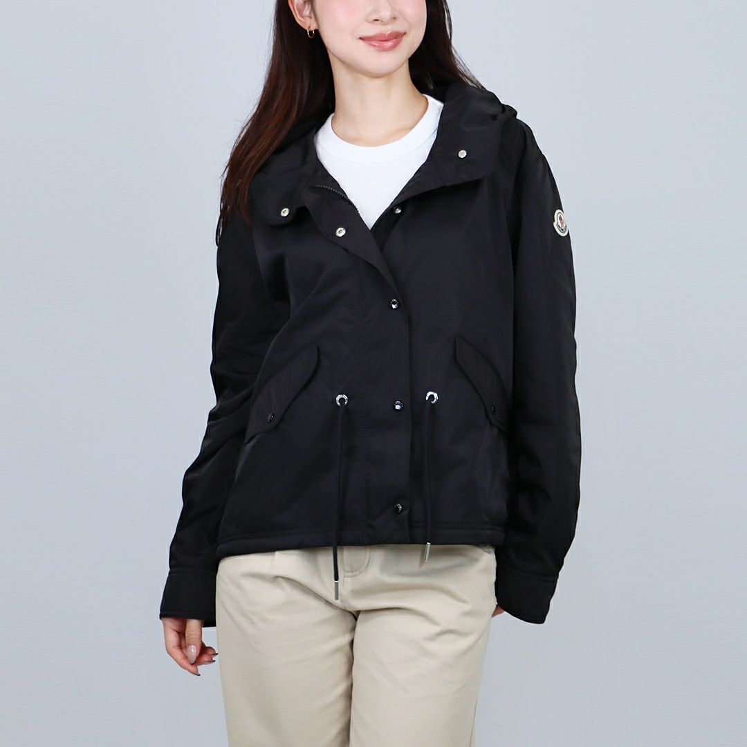 モンクレール MONCLER レディース パーカー ライトアウター マウンテンパーカー フーディ NOIZAY 1A000 08 5988K 999 BLACK