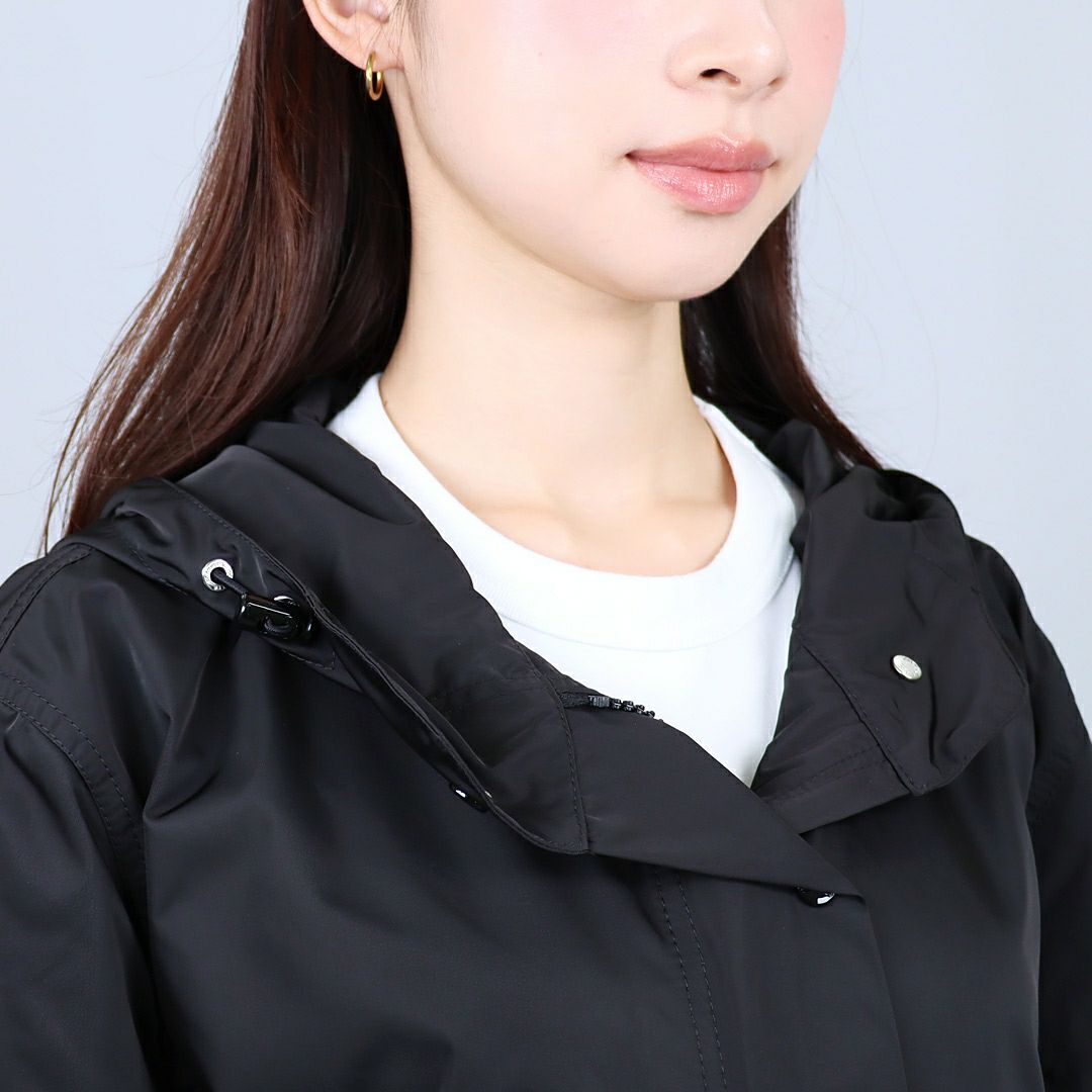 モンクレール MONCLER レディース パーカー ライトアウター マウンテンパーカー フーディ NOIZAY 1A000 08 5988K 999 BLACK