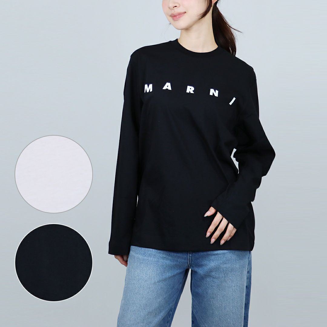 マルニ MARNI キッズ レディース 長袖Tシャツ ロゴTシャツ MT291UM01603