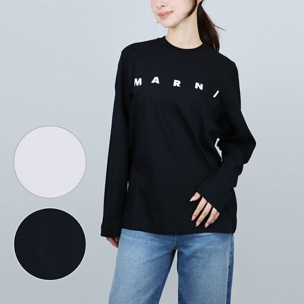 マルニ MARNI キッズ レディース 長袖Tシャツ ロゴTシャツ MT291UM01603