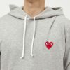 コムデギャルソン COMME DES GARCONS ユニセックス パーカー フーディ スウェット プルオーバー PLAY プレイ T170 SWEATSHIRT RED EMBLEM