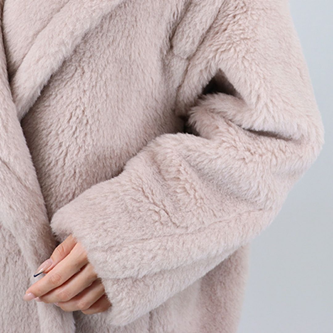 マックスマーラ MAXMARA レディース ショートコート ボアコート バージンウールコート OLGA オルガ テディベア 2521086032600