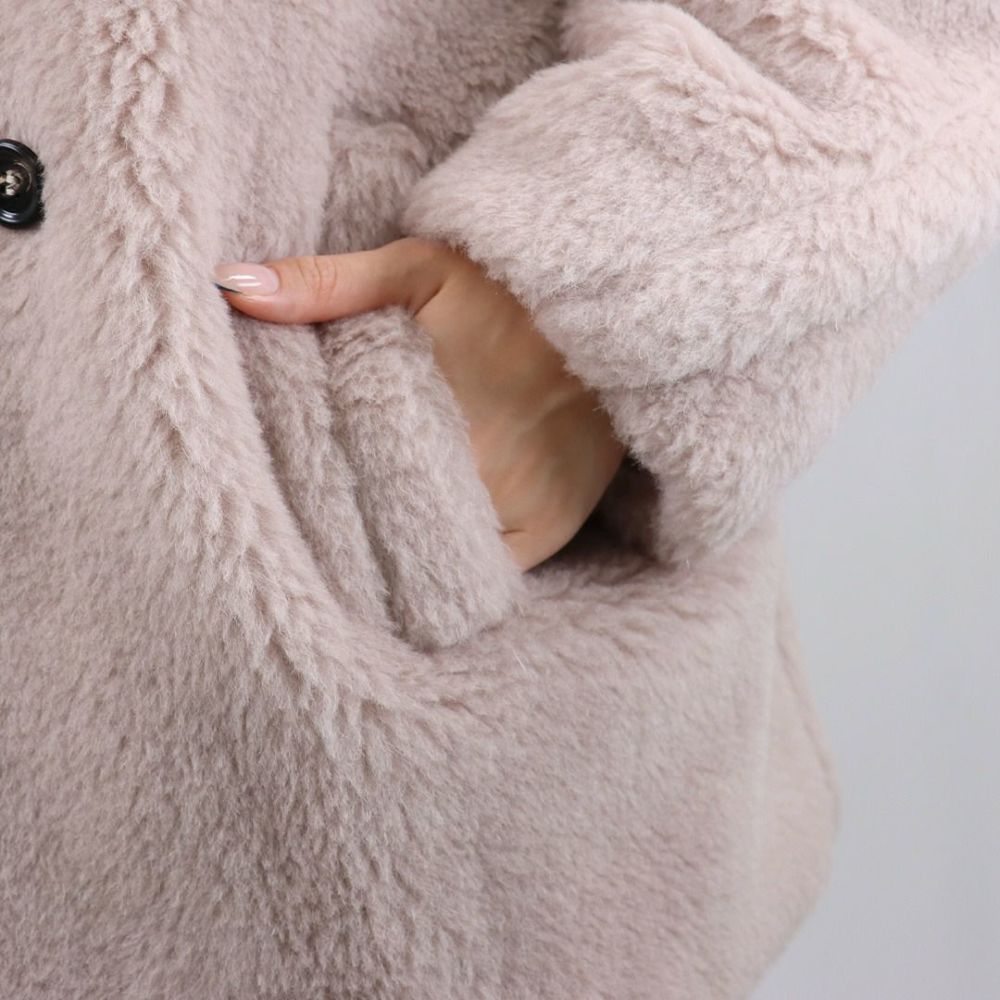 マックスマーラ MAXMARA レディース ショートコート ボアコート バージンウールコート OLGA オルガ テディベア 2521086032600