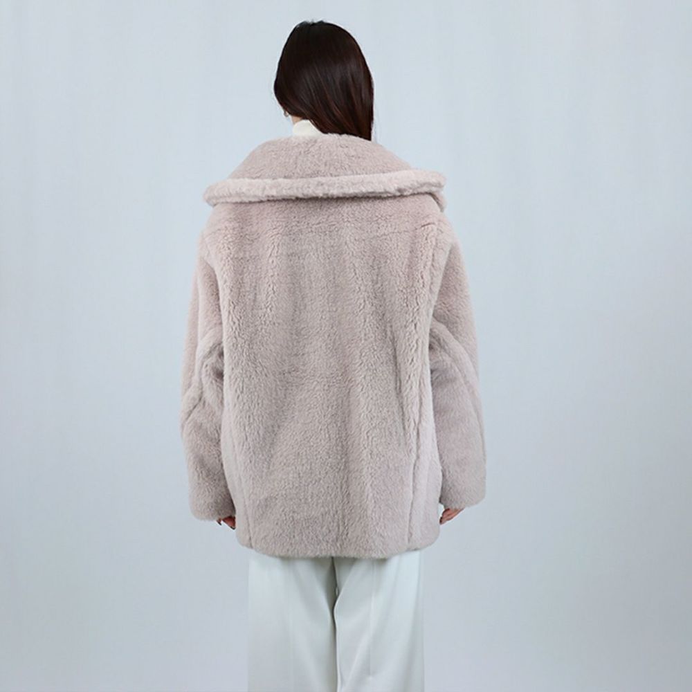 マックスマーラ MAXMARA レディース ショートコート ボアコート バージンウールコート OLGA オルガ テディベア 2521086032600