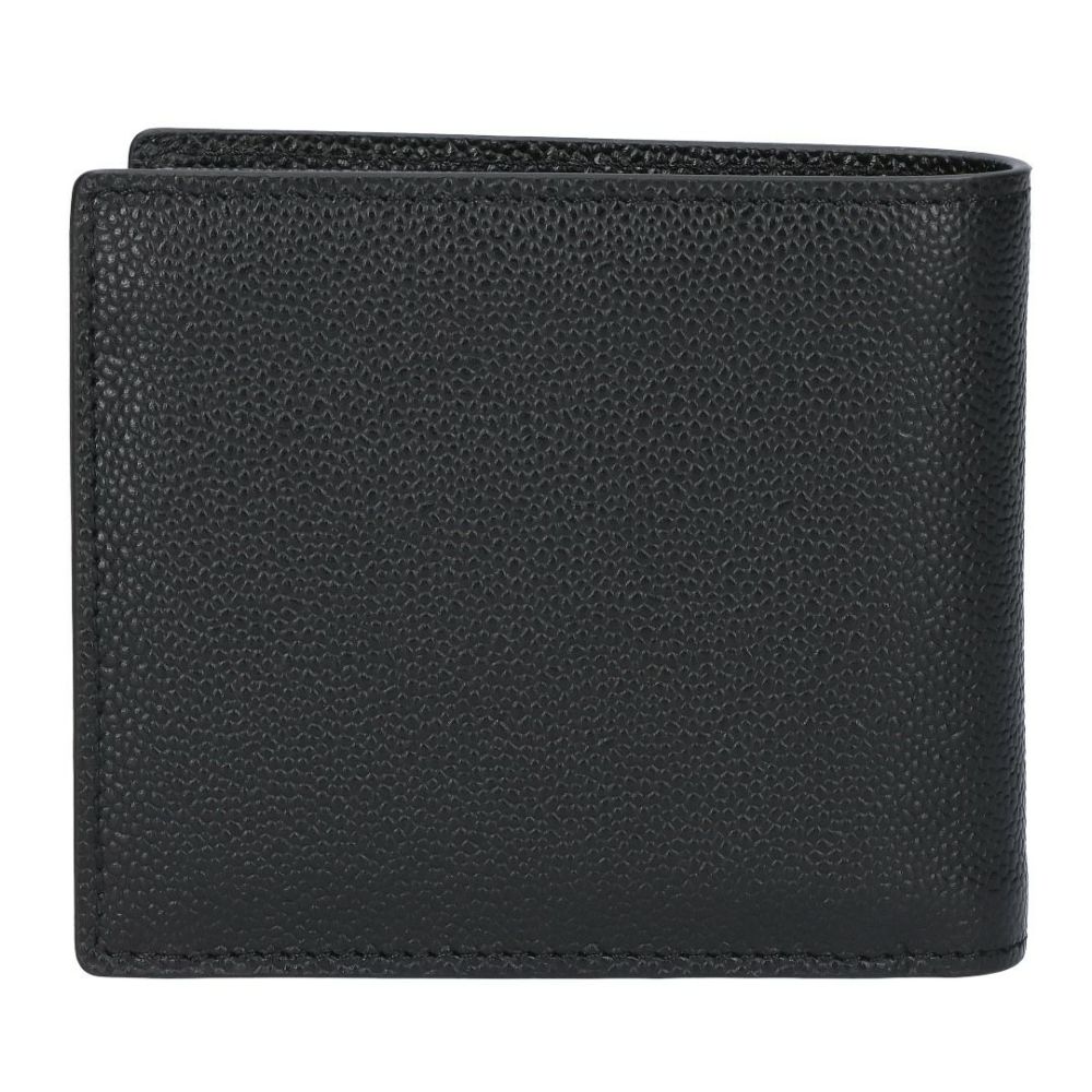 トッズ TODS メンズ 折財布 二つ折り財布 小銭入れ付き Tタイムレス XAMTSYBB300 UGA B999 BLACK レザーウォレット