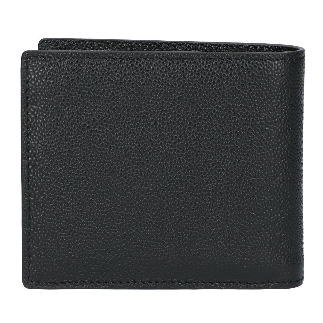 トッズ TODS メンズ 折財布 二つ折り財布 小銭入れ付き Tタイムレス XAMTSYBB300 UGA B999 BLACK レザーウォレット