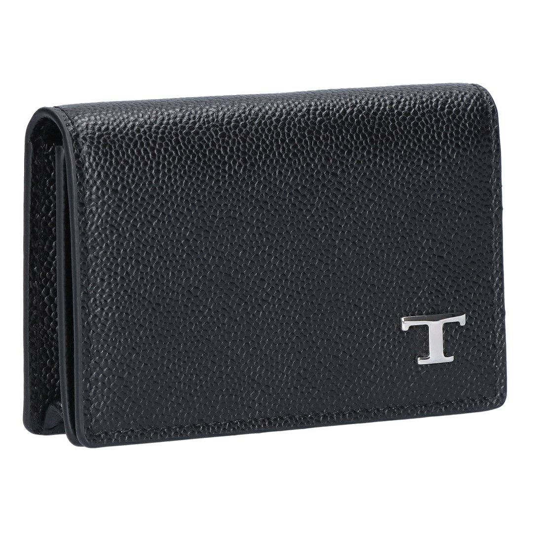 トッズ TODS カードケース 名刺入れ Tタイムレス XAMTSYF8200 UGA B999 BLACK レザー ビジネス カードケース