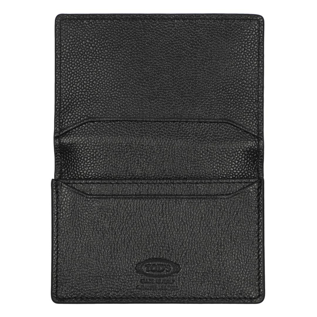 トッズ TODS カードケース 名刺入れ Tタイムレス XAMTSYF8200 UGA B999 BLACK レザー ビジネス カードケース