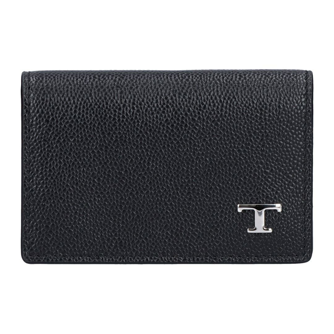 トッズ TODS カードケース 名刺入れ Tタイムレス XAMTSYF8200 UGA B999 BLACK レザー ビジネス カードケース