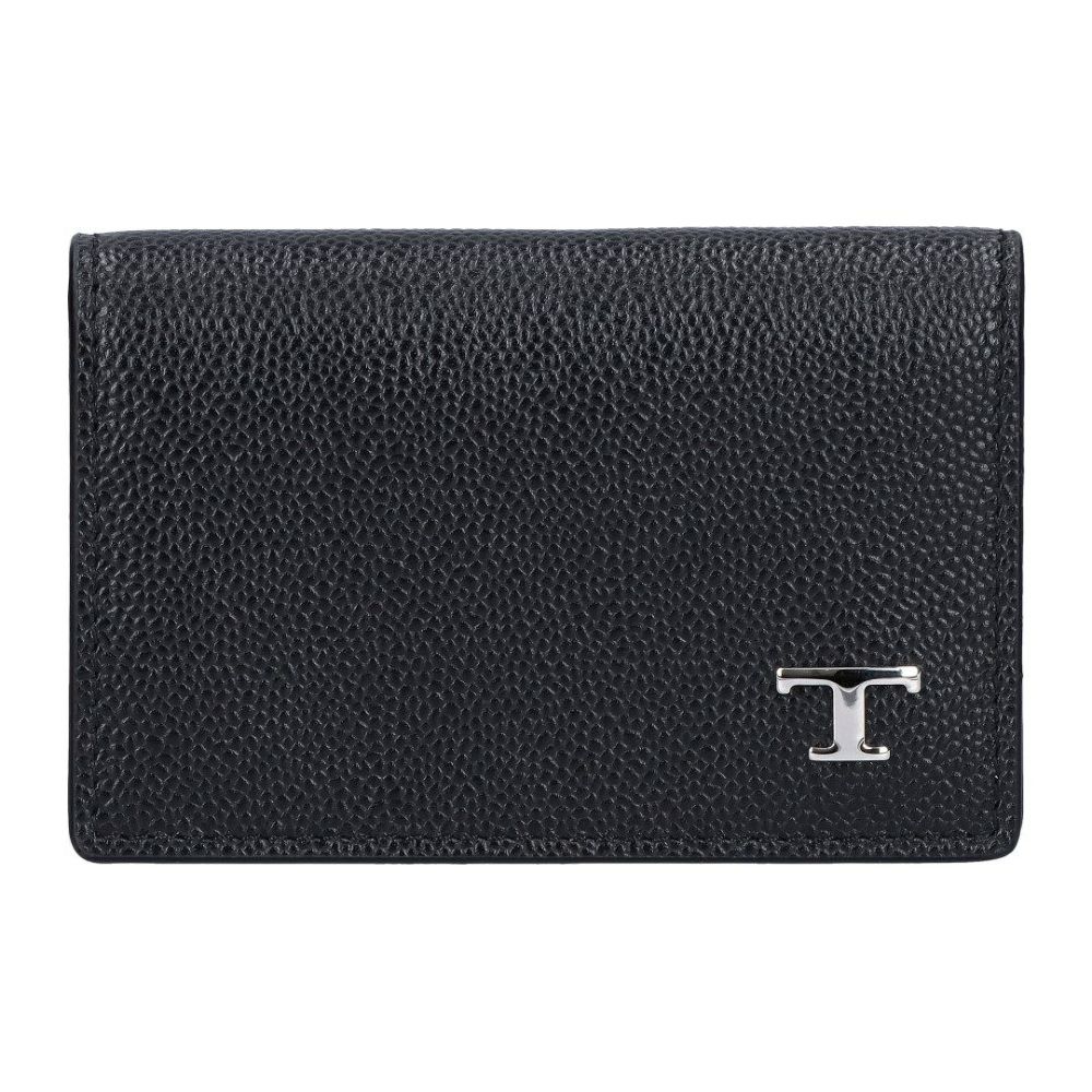 トッズ TODS カードケース 名刺入れ Tタイムレス XAMTSYF8200 UGA B999 BLACK レザー ビジネス カードケース