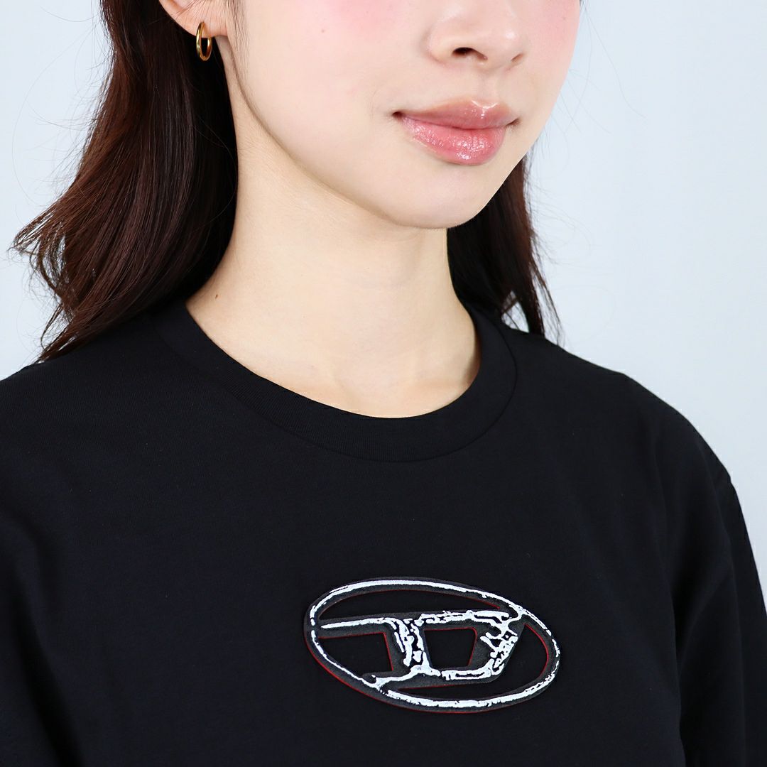 ディーゼル DIESEL キッズ レディース ボーイズ 半袖 Tシャツ TREDEN J02471