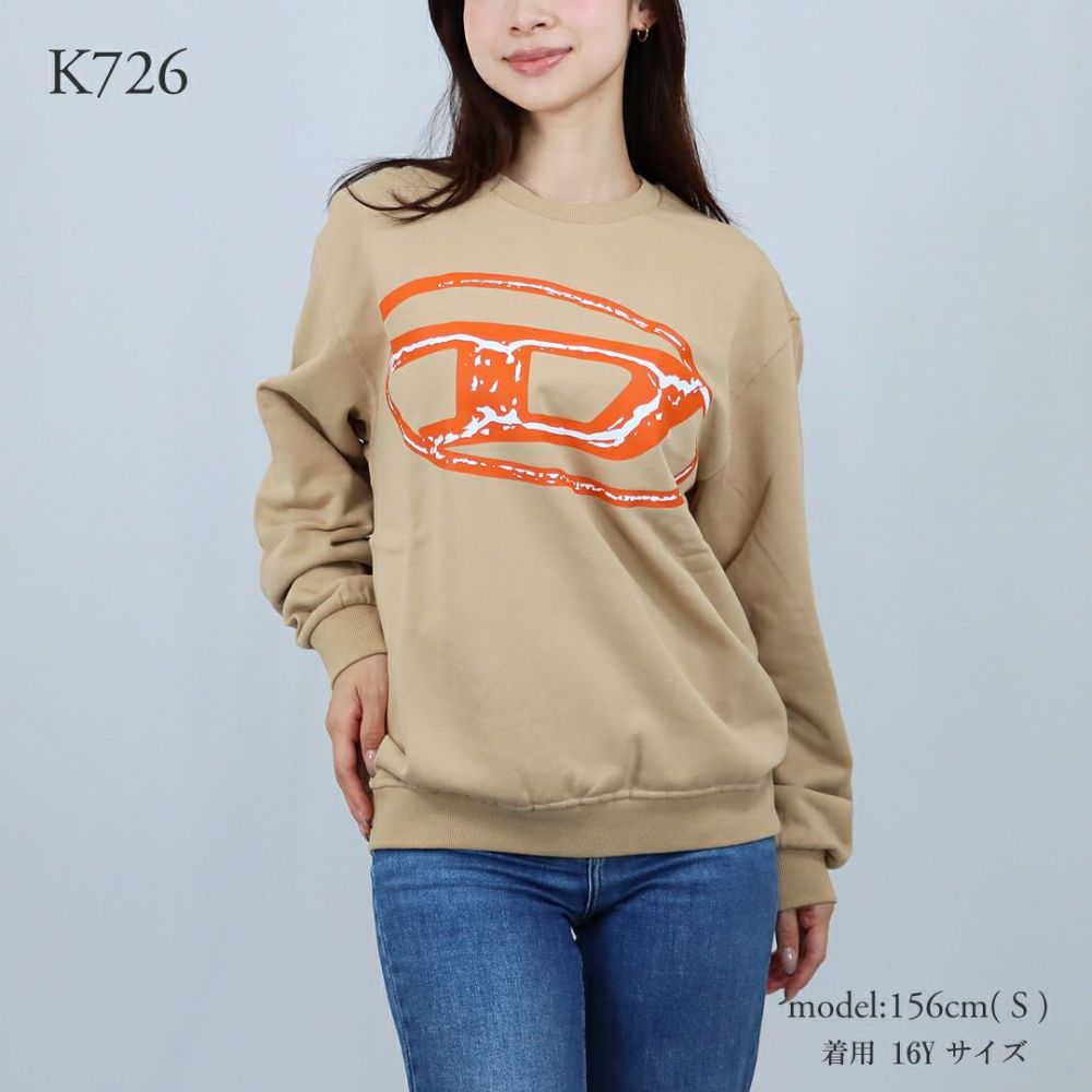 ディーゼル DIESEL キッズ レディース ボーイズ トレーナー スウェット SBONNIE J02488