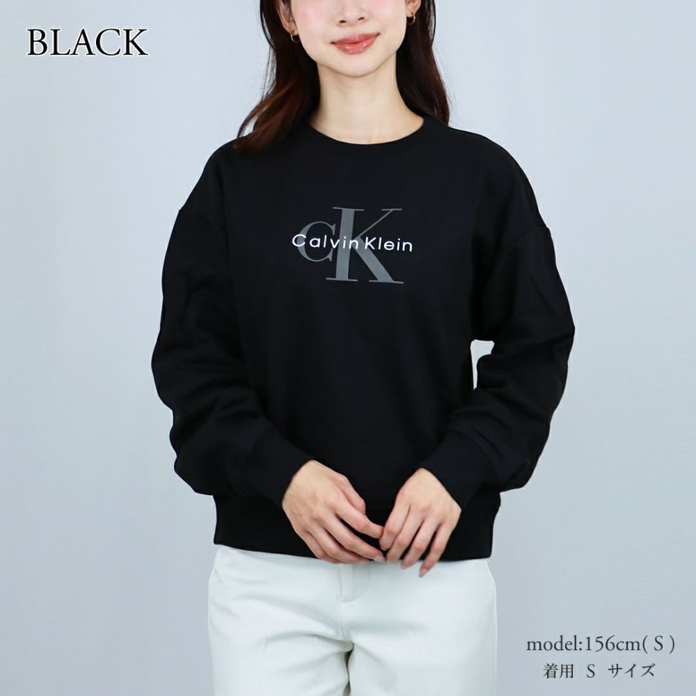 カルバンクライン CALVIN KLEIN レディース トレーナー ロゴスウェット LV047B234G