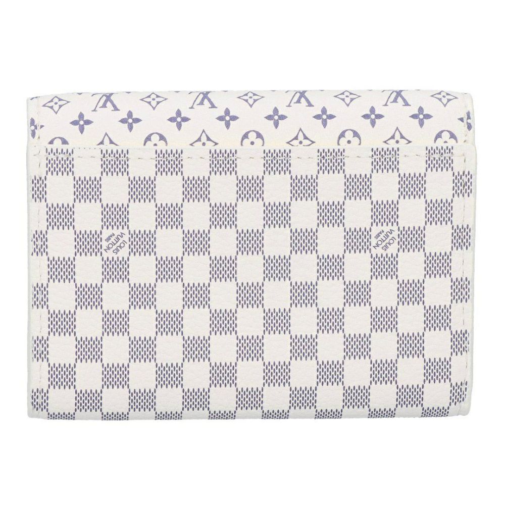 ルイヴィトン LOUIS VUITTON 折財布 二つ折り財布 ダミエ・アズール M25745 ポルトモネ･ロザリ