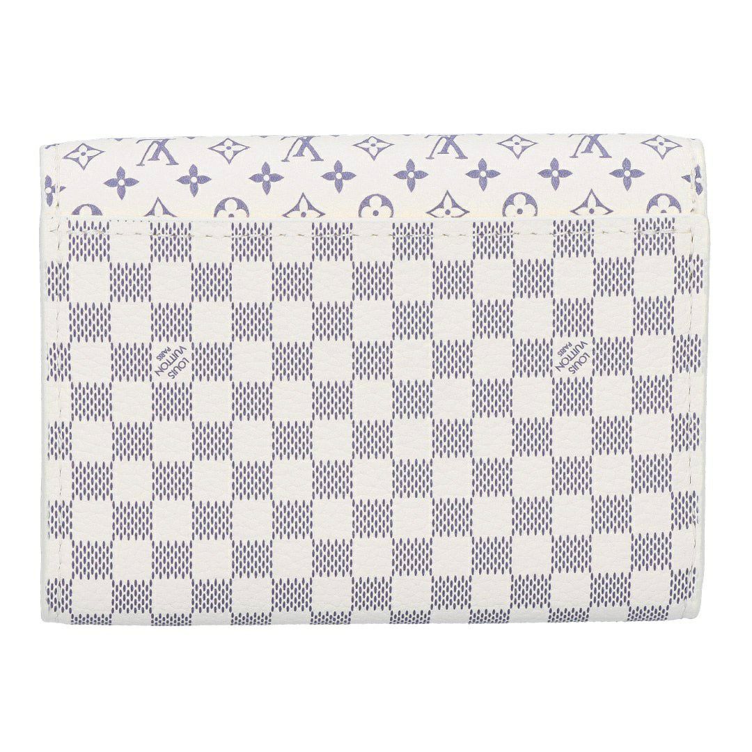 ルイヴィトン LOUIS VUITTON 折財布 二つ折り財布 ダミエ・アズール M25745 ポルトモネ･ロザリ
