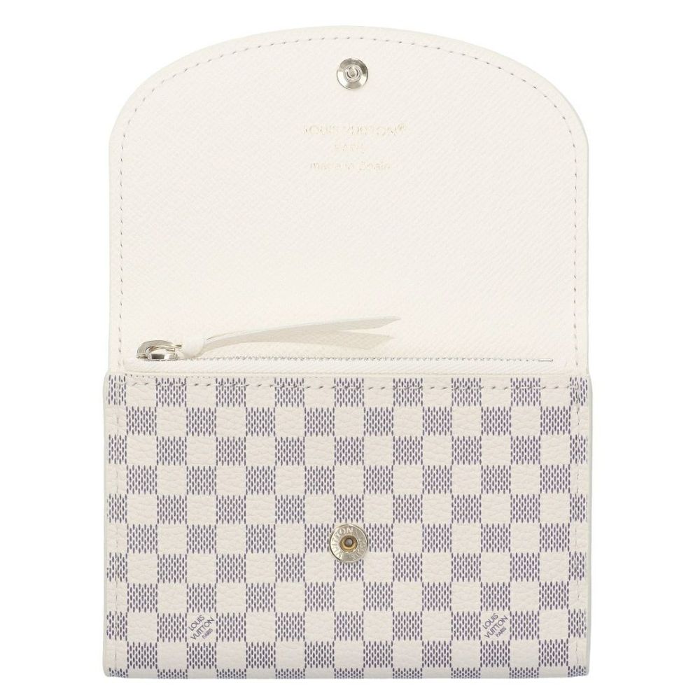 ルイヴィトン LOUIS VUITTON 折財布 二つ折り財布 ダミエ・アズール M25745 ポルトモネ･ロザリ