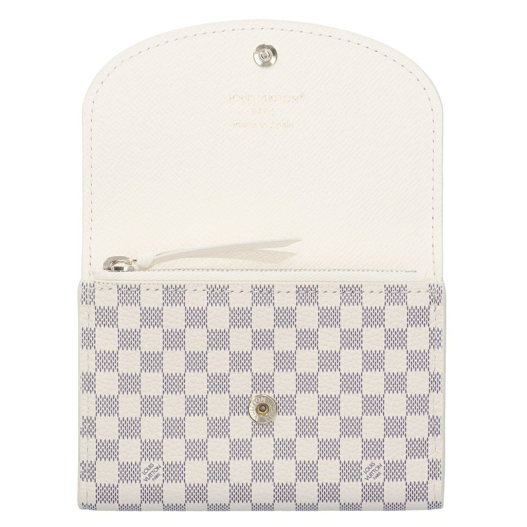 ルイヴィトン LOUIS VUITTON 折財布 二つ折り財布 ダミエ・アズール M25745 ポルトモネ･ロザリ
