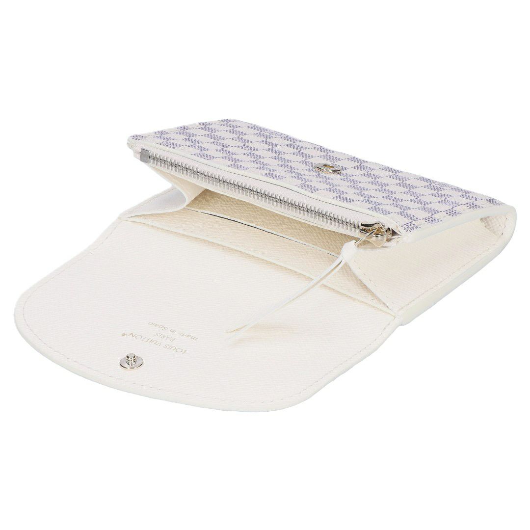 ルイヴィトン LOUIS VUITTON 折財布 二つ折り財布 ダミエ・アズール M25745 ポルトモネ･ロザリ