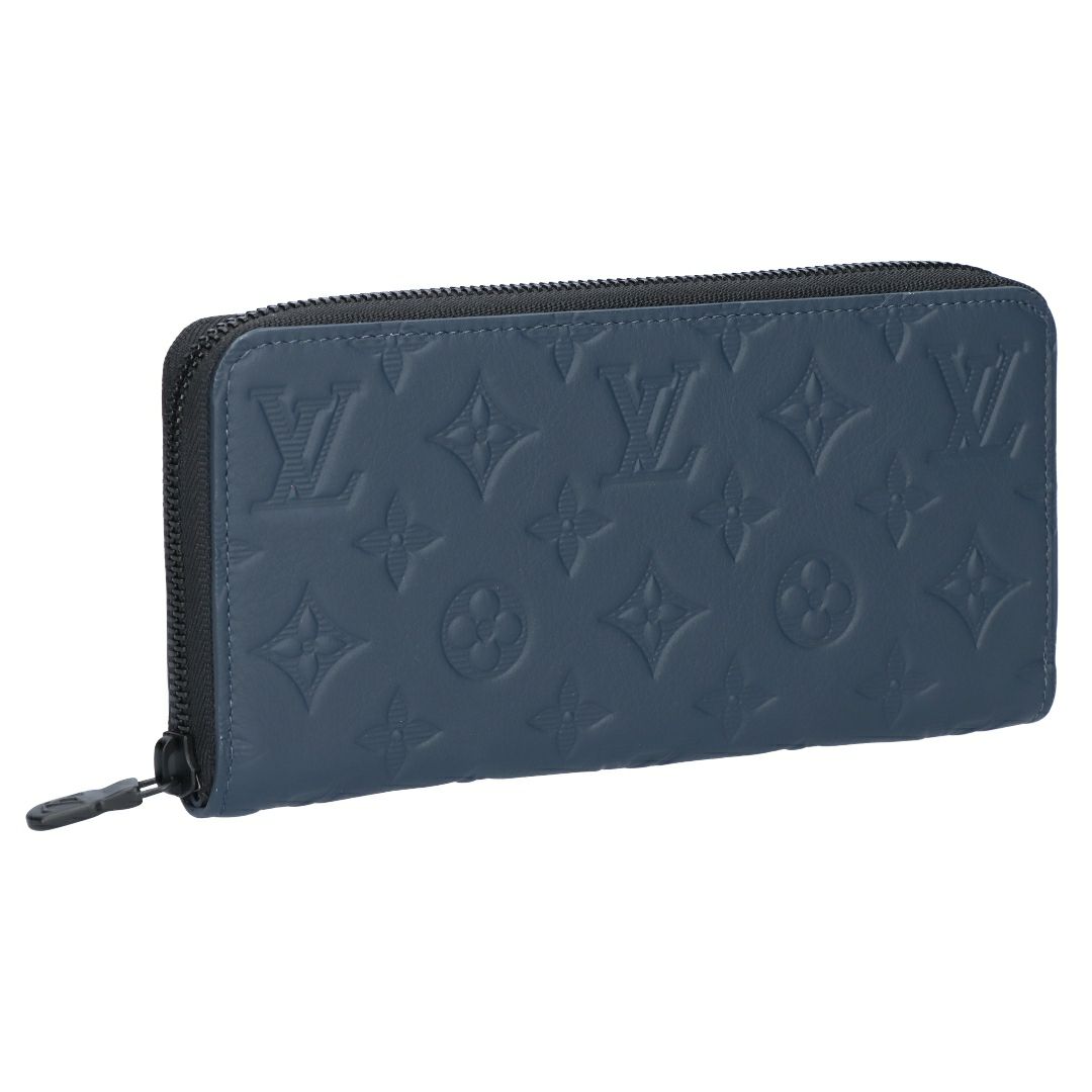 ルイヴィトン LOUIS VUITTON 長財布 ラウンド財布 モノグラム・シャドウ M14847 ジッピー･ウォレット ホリゾンタル